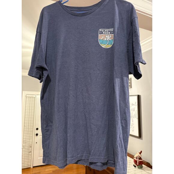 Palmetto Moon T-Shirt – Men’s XL – Graphic Beach Logo – Short Sleeve – Blue - Picture 7 of 8